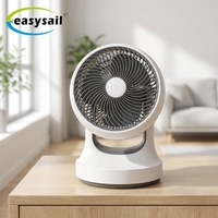 Ventilateur de table électrique en ABS avec affichage numérique et télécommande pour la circulation de l'air