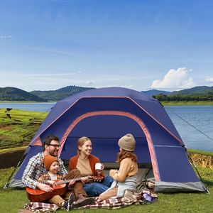 <span class=keywords><strong>Tente</strong></span> à deux places imperméable et coupe-vent pour les vacances en bord de mer, à une chambre, en tissu Oxford, à construction tubulaire, pour toutes les saisons - Product Image 5