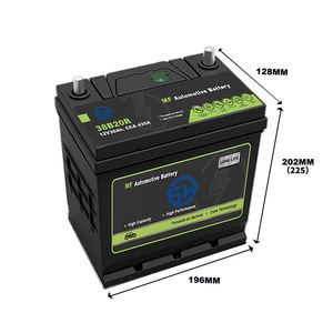 แบตเตอรี่รถยนต์ Mf รุ่น 38B20R 12V 36Ah สำหรับรถยนต์ฮอนด้า ฟิต ซูซูกิ อัลโต เบ่ยตู่ สตาร์ - Product Image 1