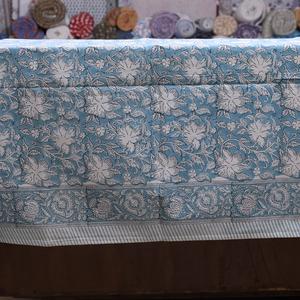 Best Quality <b>Table</b> Cloth Hand Block Printed 100% Organic Cotton Stylish Durable Decorative Dining <b>Covers</b> For Home Interiors - Product Image 4