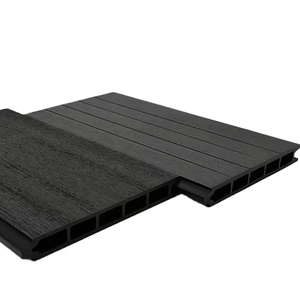 Borde DE PRIVACIDAD 6 pies Jardín natural WPC Panel de valla Proyección Viento/protección solar Panel de valla Poste de acero - Product Image 1