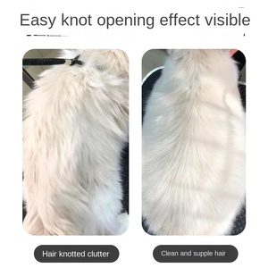 Bumopet-Peine <span class=keywords><strong>de</strong></span> plástico suave para mascotas, cepillo para perros y gatos, peine <span class=keywords><strong>de</strong></span> pelo con cuchillo anudado para pelo largo - Product Image 4