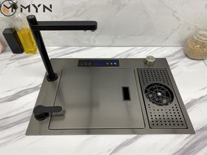 Nuovo Lavello da <span class=keywords><strong>Cucina</strong></span> Multifunzione Smart con Tecnologia di Purificazione Idro, Nano Digitale a Ultrasuoni, Lavaggio Tazze Integrato - Product Image 2