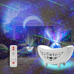 NOUVEAU Aurora Projecteurs Galaxy Star Projector Northern Light Starry Sky Moon Lamp pour chambre à coucher Décoration Bluetooth Music Nightlights - Product Image 4