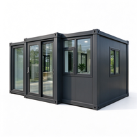Maison modulaire de luxe préfabriquée standard AU à 2 étages, de haute qualité, pour jardin, conteneur extensible de 20 pieds, type « Granny »