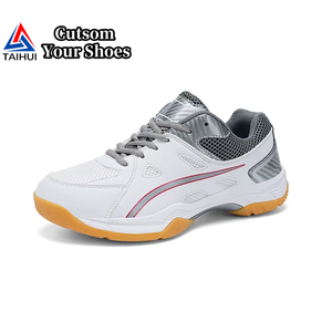 Nouvelles chaussures de sport unisexes respirantes, antidérapantes et légères en maille pour le badminton, le tennis de table et l'entraînement au volley-ball - Product Image 1