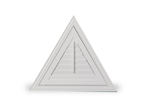 <span class=keywords><strong>Grille</strong></span> de ventilation triangulaire moderne en <span class=keywords><strong>bois</strong></span> pour toit extérieur, persienne à lamelles, couleur personnalisée, durable, pour ventilation de grenier - Product Image 3