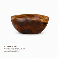 Bol à salade en bois d'acacia poli, bol à fruits, bol à pâtes, bol décoratif, bol à pâte en bois, bol à soupe, bol décoratif en bois