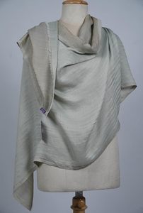 Luxury Zari Reversible Stole for Women Soft Dual Tone <b>Shawl</b> <b>Wrap</b> Designer Elegant Fashion Accessories Lightweight - Product Image 2