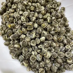 Chinese Herbal EU Standard Jasmine Green Dragon Tea Pearls Flower Tea