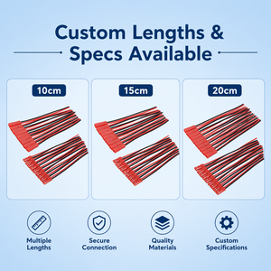 JST SYP 2-pins adapterconnector met PTFE/PVC/rubber isolatie koperen kern 500mm lengte voor RC Lipo batterij LED stripverlichting - Product Image 3
