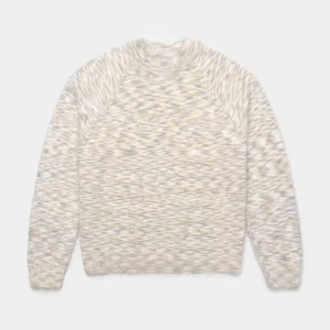 Áo Len Nhà Sản Xuất Biểu Tượng Tùy Chỉnh Thêu <span class=keywords><strong>Mohair</strong></span> Phong Cách Dệt Kim Áo Thun Không Thường Xuyên Mô Hình Dệt Kim Mờ Áo Len Người Đàn Ông - Product Image 6