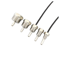 Sonde étanche PT100 de marque JH, en acier inoxydable, filetée, fixe, tailles 1/8\", 1/4\", 3/8\", 3/4\", résistance thermique au platine, capteur NTC