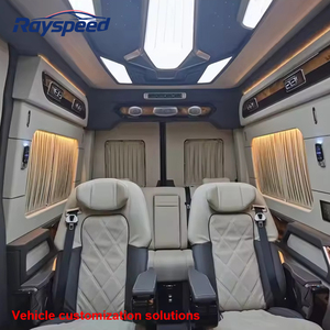 Tam Araç İç Dekorasyonu Lüks Araba Koltukları Tavan Lambası Perdeleri Bölme Vito Sprinter W447 Hiace Mpv Van için - Product Image 5