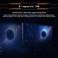 Moniteur de jeu AG241Q 241 pouces 540 Hz avec dalle TN, compatible 2.1 (21) 360 Hz pour CSGO et PUBG, SRGB100