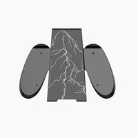Poignée de charge ergonomique double port pour Nintendo Switch 2 avec indicateur LED