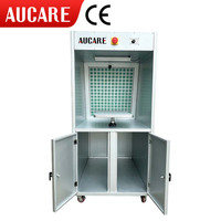 Cabine de peinture portable avec lampe anti-explosion, table réglable en hauteur, ventilateur à vitesse variable 750W pour petites ateliers de fonderie