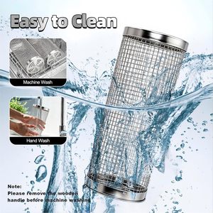 Accesorios para Barbacoa Más Vendidos en Verano, Cilindro para Barbacoa de Venta Directa de Fábrica, Se Acepta Personalización, Cesta Giratoria para Asar - Product Image 6