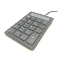 Compact LED Mini Wired Digitizer Clavier numérique 19 touches Clavier numérique/Calculatrice comptable/POS Terminal Clavier