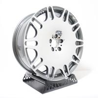 Rines de Aleación de Aluminio Forjado Personalizados de 18, 20 y 22 Pulgadas, BRXBUS, Gris Metálico Brillante, para BMW X5, Mercedes GLE, GLS
