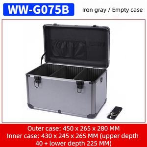 Scatola di imballaggio in lega personalizzabile in fabbrica diretta grande custodia per il trasporto di utensili pesante valigetta impermeabile - Product Image 3