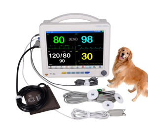 Equipamentos Hospitalares Máquina Médica 12.1 Polegadas Vital Signs <span class=keywords><strong>Monitor</strong></span> Stand <span class=keywords><strong>Monitor</strong></span> Cardíaco Trolley Opcional Vet <span class=keywords><strong>Monitor</strong></span> para Uso Veterinário - Product Image 4