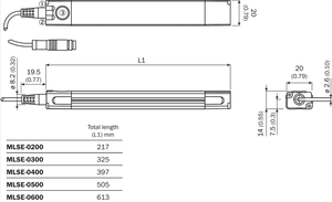 Sensor de Medición Lineal SICK MLSE-0200A2NQ0, 9-30VDC, 200mm de Alcance, 100Hz, -20~70°C, Posición Industrial, En Stock - Product Image 3