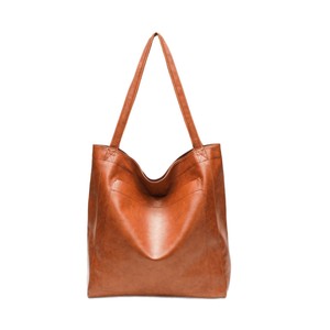 <span class=keywords><strong>Sac</strong></span> fourre-tout vintage en PU ciré, grand, simple et polyvalent, pour femme, best-seller transfrontalier pour sites indépendants - Product Image 5