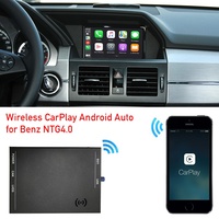 GLK X204 NTG4.0 Kotak Antarmuka CarPlay untuk Kelas C W204 E Kelas W212 CLS W218 Android Adapter Otomatis Mirror Link Audio Video Map