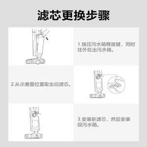 Filtro de Repuesto para Fregadora de Pisos Mijia B302CN, Accesorio para Shunzao H200 Z20 S20 Z30, Elemento Filtrante de Repuesto para Uso Doméstico - Product Image 2