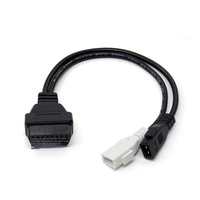 Cable para Auto en Oferta, Cable de Conversión OBD de 16 Pines 2*2P para Audi