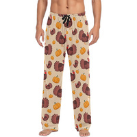 Pantalons de pyjama pour jeunes et hommes, fabricant de tailles personnalisées, pyjamas grande taille d'été, vêtements de nuit doux, pyjama de luxe, impression par sublimation
