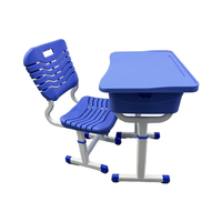 Table d'étudiant en plastique ABS directe d'usine chaise PP Design moderne réglable en hauteur pour bureau à domicile chambre salon école utilisation