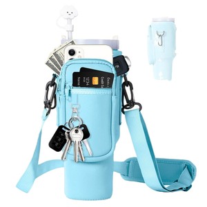 Sac isotherme en néoprène pour bouteille d'eau Stanley 40 oz 2026 avec sangle, couleur bonbon, finition satinée, pour extérieur - Product Image 5