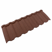 Tôle de toiture en métal revêtu de pierre standard USA 0,45 mm 0,55 mm en Galvalume pour l'Amérique du Nord, moderne, ignifuge et imperméable pour temple