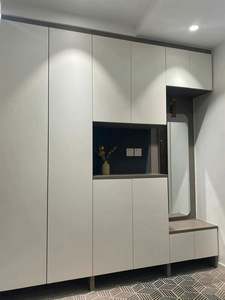 Modern <b>Shoe</b> Cabinet <b>Storage</b> Solid Wood Custom Size Living Room Furniture Environmentally Friendly Villas Hotels Apartments - Product Image 6