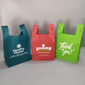 Vlies-Recycling-Tasche, Recycling-Geschenk pp Vlies beutel Stoff Vlies pp kleine Tasche zum Einkaufen benutzer definierte