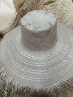 ND419 Chapeau américain à bord de 4 pouces, corps de chapeau en papier japonais, corps de chapeau en papier Toyo glacé 5BU, enduit de cire