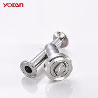 YODSN Sanitaire 316L 304 Acier Inoxydable Y Type Crépine Filtre Din Sms Sus 3A Vente Chaude Nouveau Type pour Connexion D'eau Tri