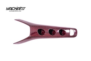 2015-2019 <span class=keywords><strong>Ferrari</strong></span> F488 GTB & Spider LHD Fibre de carbone sèche rouge OEM Style <span class=keywords><strong>F1</strong></span> Console centrale pont accessoire d'intérieur de voiture - Product Image 3