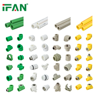 Raccords PPR IFAN GB/T 18742 1/2" - 4" Matériaux de plomberie Raccords filetés mâle-femelle pour tuyaux d'eau