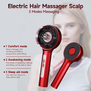 LED Scalp <b>Massager</b> Electric Hair Oil Applicator Comb 3 Color Light Scalp Care Device with 5 Massage Modes - Product Image 3