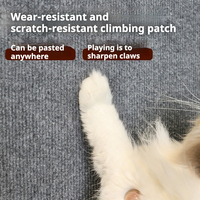Neue Katzen-Kratzmatte Katzenspielzeug Möbelschutz Wandaufkleber-Board zur Druckentlastung und Selbstbeschäftigung für Katzen auf Boden und Wand im Innenbereich
