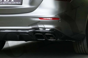 2016-2021 per la copertura del cuscino ammortizzatore del diffusore posteriore della griglia anteriore di surround GT del <span class=keywords><strong>paraurti</strong></span> di <span class=keywords><strong>AMG</strong></span> E63S di aggiornamento della <span class=keywords><strong>classe</strong></span> E W213 del Benz - Product Image 6