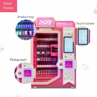 Distributeurs automatiques de cosmétiques intelligents à service libre au design attrayant, USA, France, Dubaï, distributeurs automatiques de cheveux et de cils, beauté