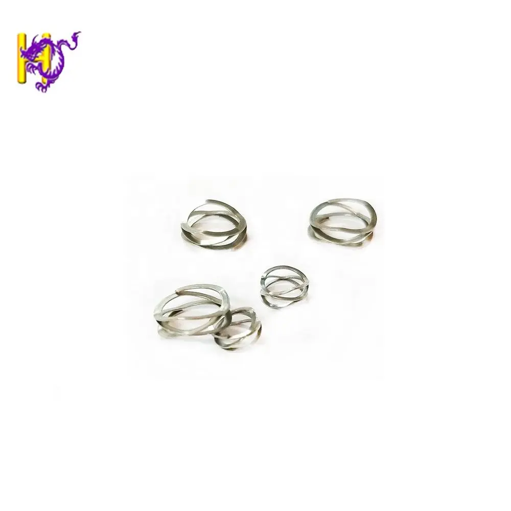 Sus304 Stainless Spring OEM High Precision Stainless Steel SUS304 Shaped Wire Coil Wave Washer Spring Rotation Spring For Industry