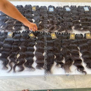 Vison vierge Temple cuticule alignée cheveux brésiliens, fournisseurs de cheveux humains non traités vente en gros paquets de cheveux brésiliens vierges - Product Image 3