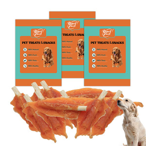 רהווריד סופגניות כלבים עטופות מטפל טופי חטיף מחמד ייצור מזון יבש לחיות מחמד עם עוף - Product Image 5