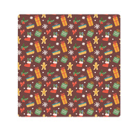 Tapis de table de mahjong de luxe moderne à thème de Noël, imprimé, antidérapant, avec support en caoutchouc, silencieux, pliable, pour jeux de cartes et poker