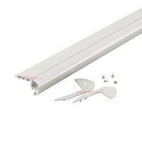 Profilés en aluminium LED pour marches d'escalier de cinéma, éclairage LED pour marches